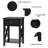 Herlef Nightstand Sofa Side End Table X-design W/ Shelf Drawer-692082265