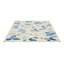 Hand Tufted Floral Area Rug in Cream/Blue-52732547