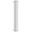 Ensemble de colonne surélevée carrée classique non-effilée en PVC Craftsman, Mission Capital et Mission Base-118136170-118136158