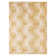 NICOLE MILLER NEW YORK Kendall Fluted Geo Handcrafted Wool Area Rug Gold