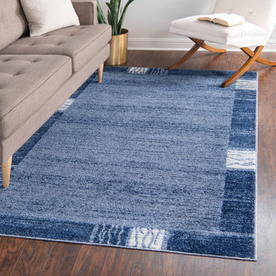 Tapis bleu clair Sahna