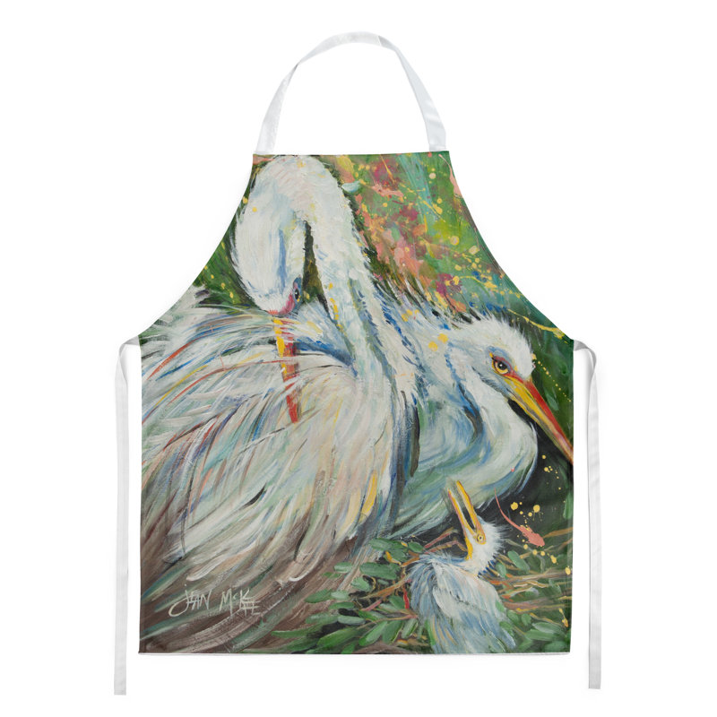 No Pattern Bib Apron