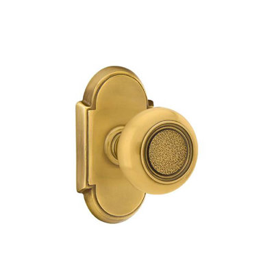 Ensemble de boutons de passage Emtek avec rosette # 8 et bouton Belmont