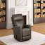 Avec fonction inclinable Fauteuil relevable de style contemporain Repose-pieds extensible Port USB Bouton de levage câblé Contrôleur de salon gris