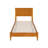 Amandah Low Profile Solid Wood Panel Bed-1063239675-1063239672