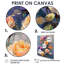 Oranges roses mauves Regal Beauty II - Roses, décoration murale-1552888930-1552888935