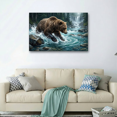 Ensemble de 1 tableau sur toile Bear River