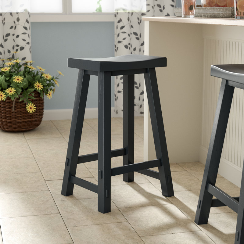 Tabouret de bar 30 po avec patins Knaack, Marine, Tabouret de bar (siège d'une hauteur de 30 po)