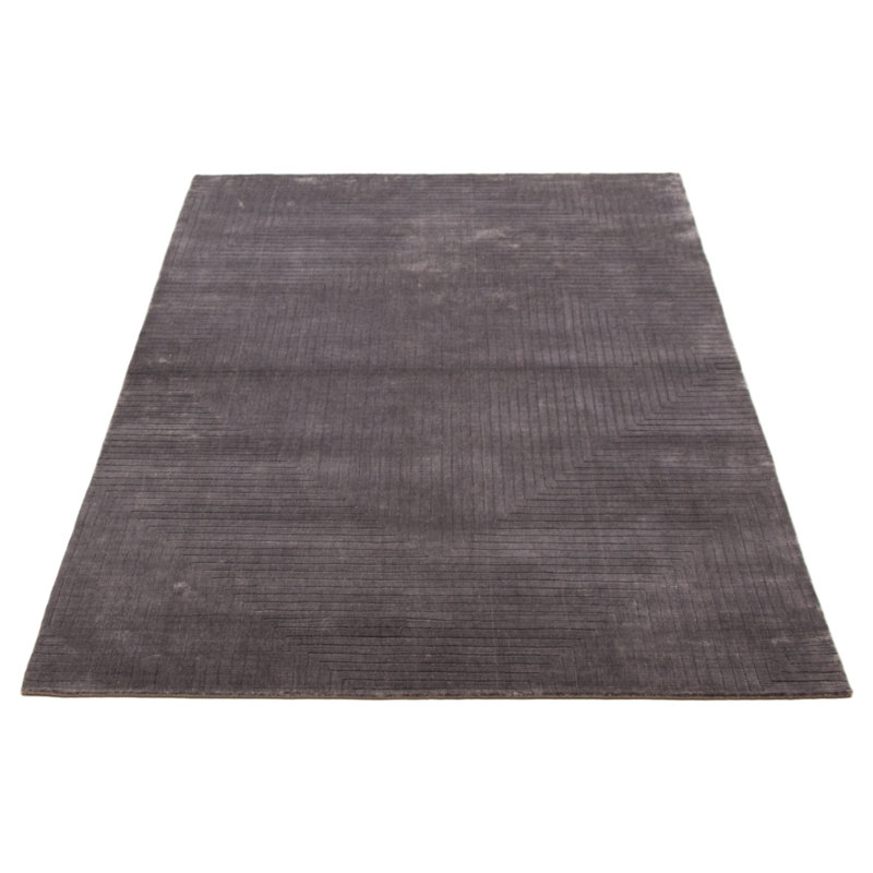 Tapis unique gris unique de 5 pi 7 po x 7 pi 10 po Kashkuli Gabbeh