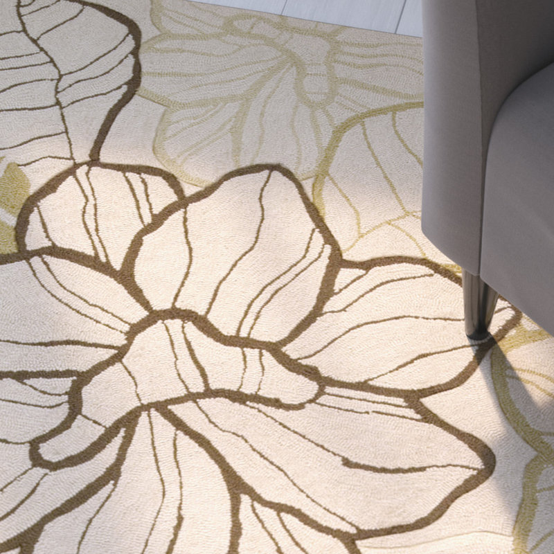 Floral Indoor Rug, 3'6" x 5'6"