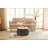 Round Drum Coffee Table with Storage and Removable Tray-676528830-673916745