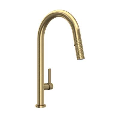 Newport Brass East Linear Pull Down Single Handle Kitchen Faucet