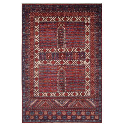One-of-a-Kind 6' x 8'11" Hand Knotted Area Rug