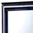 Maybelline 50 Inch Contemporary Wood Frame Horizontal Mirror, LED Light Frame-25232153