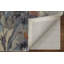 Tapis décoratif floral et botanique, gris / bleu / orange Dafney-97824387