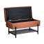 Fabric Upholstered Storage Bench-1414457203