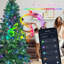 Arbre de Noël, 751 pointes en PVC, structure à charnières et support en métal - arbre des Fêtes contrôlé par application intelligente-1001768154