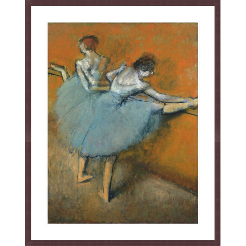 «Dancers at the Barre» par Edgar Degas, impression giclée encadrée, H 41,5 po x l 32,91 po