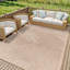 Lanoka Indoor & Outdoor Boho Jute-Look Rug Beige-812322636