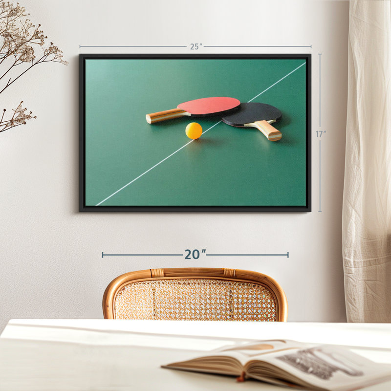 «Pingpong Gear Wall Art», H 17 po x l 25 po