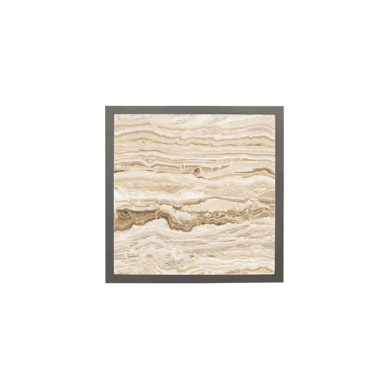 Stone Panel End Table