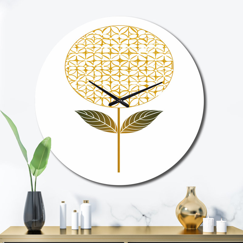 Horloge murale Blooming, Très grand