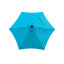 Parasol 9 pi avec motif clair + cyan-909922061