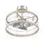 Ventilateur de plafond 22 po avec luminaire et télécommande portable Hunter Bridgette Fandelier Hunter-119236139-119236137