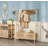 Ronni Rattan and Wood Coat Rack