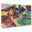 Landscape with Two Poplars by Wassily Kandinsky - Wrapped Canvas-64020723
