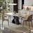 Modern Minimalist Rectangular Dining Table-104785972