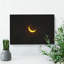 Solar Eclipse Painting - Wrapped Canvas-56654293