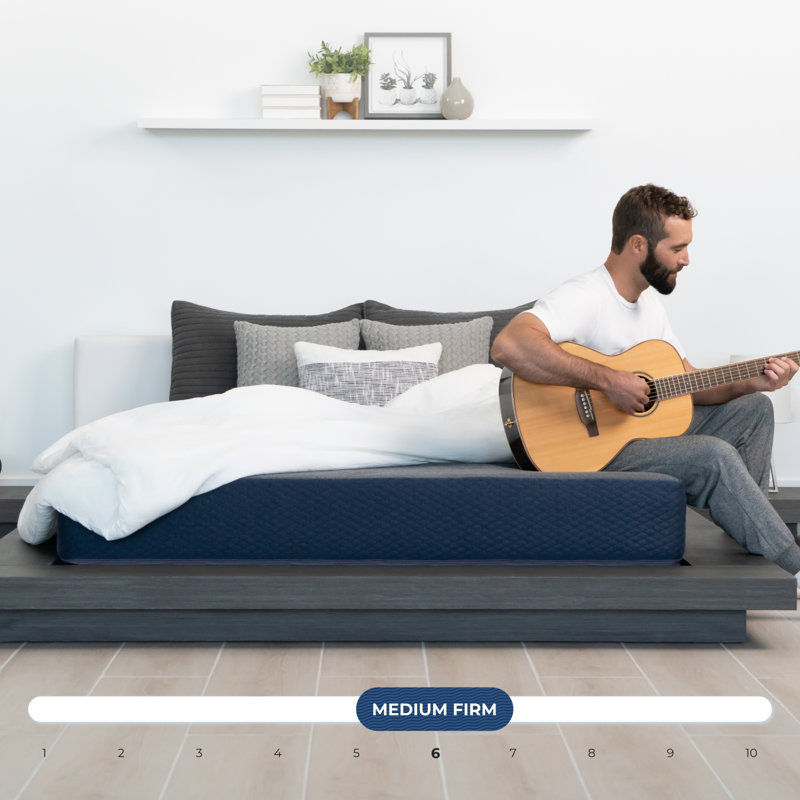 Dreamfoam Bedding Chill Gel Memory Foam Mattress, California King, 10"