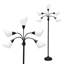 Lampe sur pied à col-de-cygne réglable à 5 têtes et à lumières multiples de 67 po Simple Designs-1116945839-1116945834