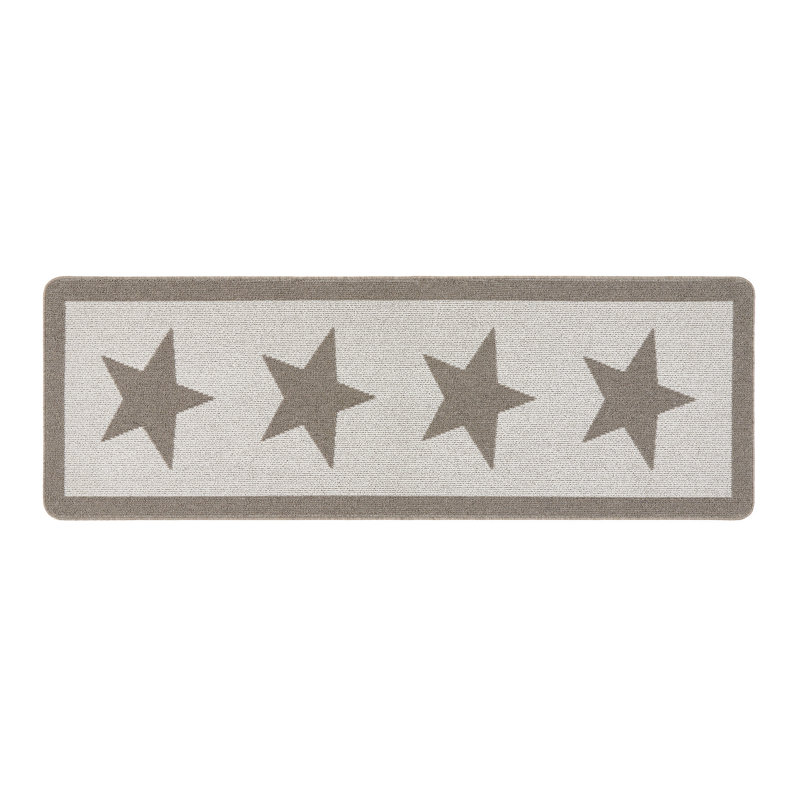My Utility Star Kitchen Mat, Brown, Runner 67 x 200 cm