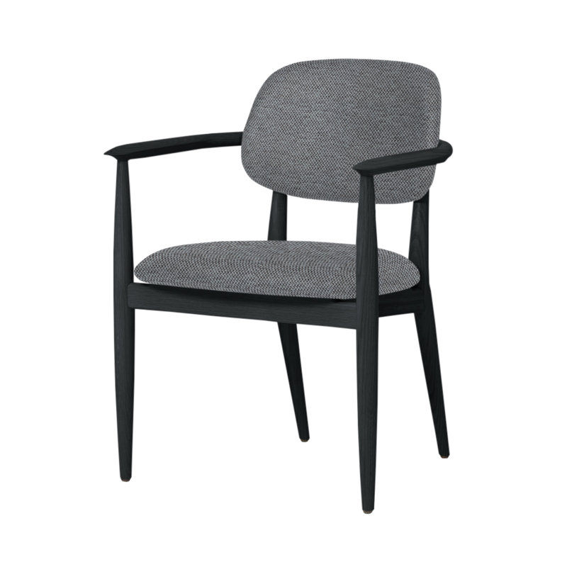Chaise Slow de Space Copenhagen, Chêne gris, Ère CSE45