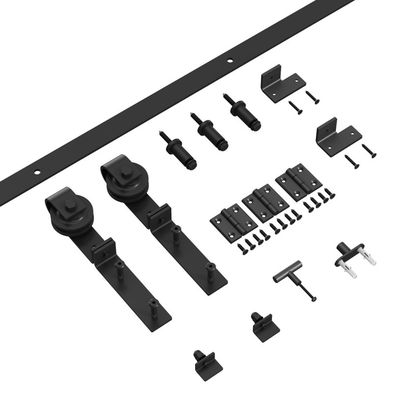 Bi-Fold Sliding Single Barn Door Hardware, 40 in.