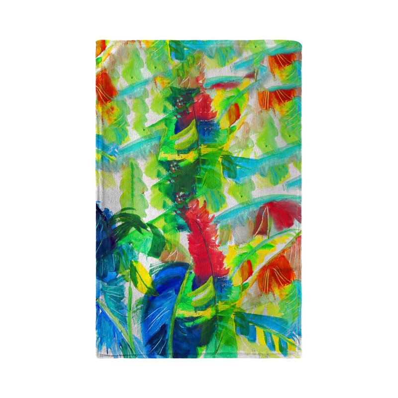 Essuie-mains abstract palmiers
