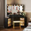 Dressing Table with Mirror-805810601