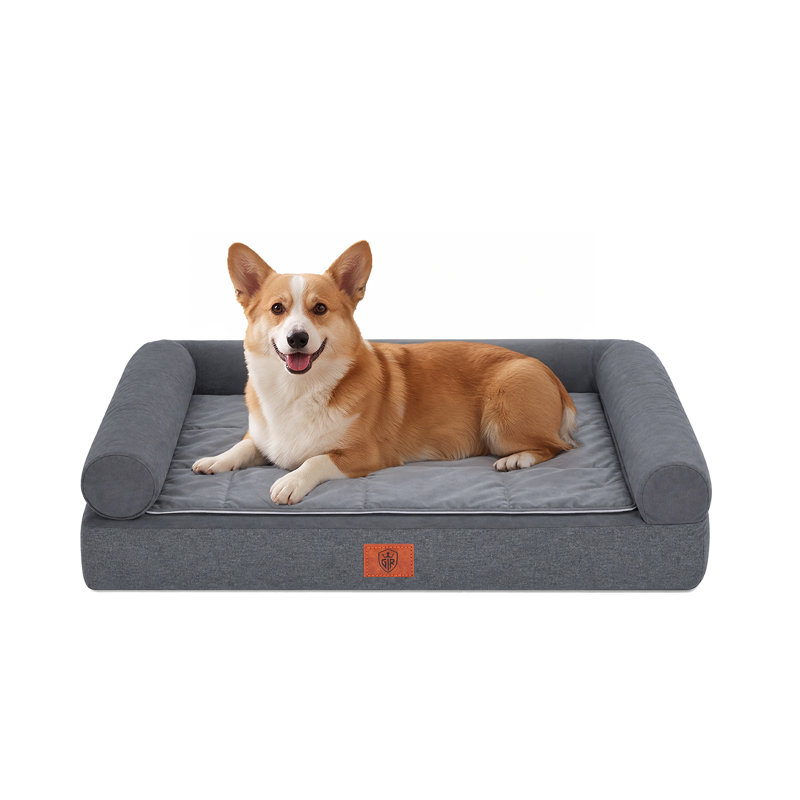 Dog Bed Pet Bed, L-90*66*16CM, Black