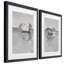 Bateau sur l'horizon - ensemble de 2 reproductions d'art sur papier