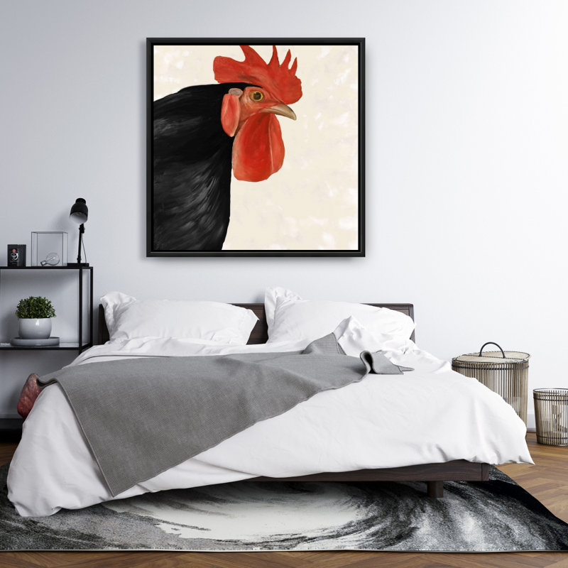 «Black Hen» sur toile
