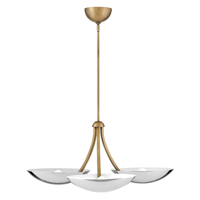 Glenn 3 - Light Chandelier, White
