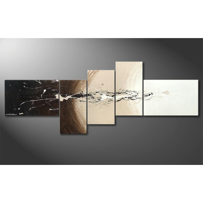 5 Piece No Frame Painting on Canvas