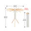 Bantam Wooden Freestanding Drying Rack