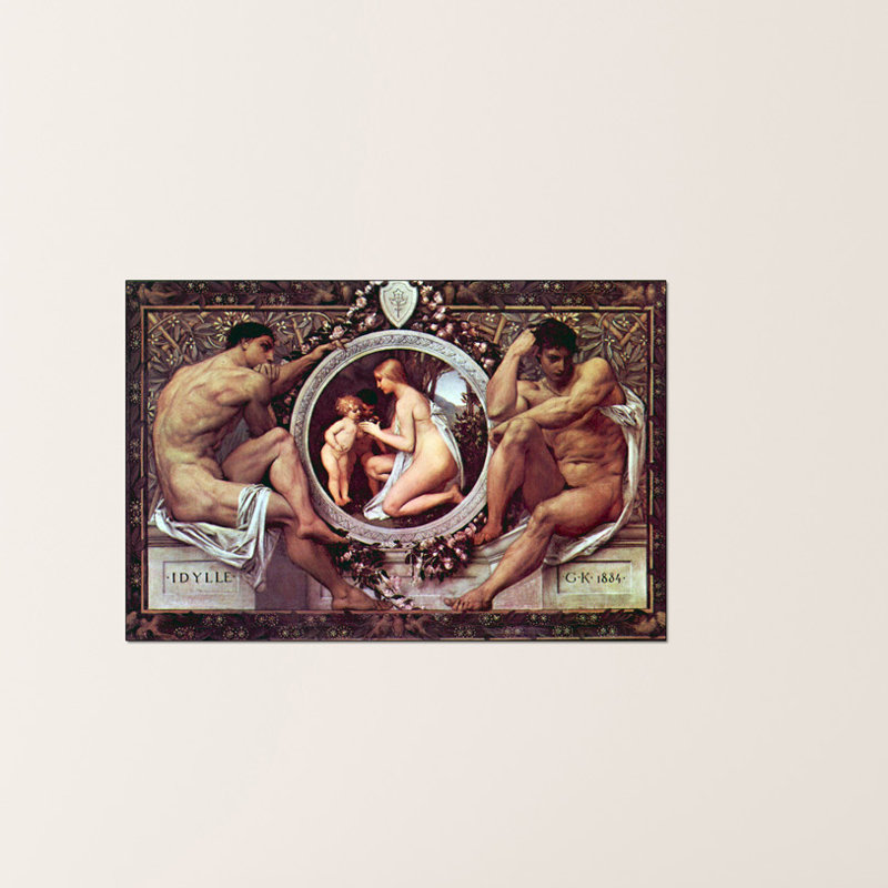 Gustav Klimt - Wrapped Canvas Print, 60cm H x 90cm W x 1.8cm D