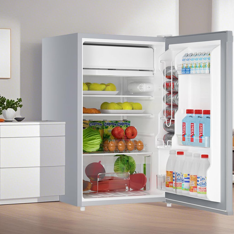 Réfrigérateur compact de 4,3 pieds cubes avec congélateur - Mini réfrigérateur écoénergétique pour chambre à coucher, bureau, dortoir, véhicule récréatif