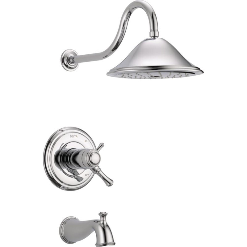 Cassidy™ Thermostatic Tub and Shower Faucet, Chrome