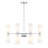 Kenyia 8-Light Chandelier in Chrome-125886831