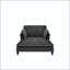 Canapé en chenille de 51,2 po avec coussins-2145702828
